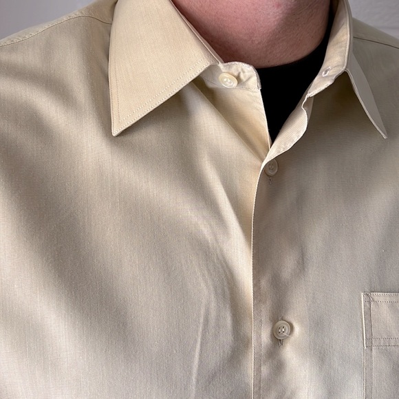 Klaus Boehler Dresser shirt Light Golden yellow like new condition - Picture 3 of 12